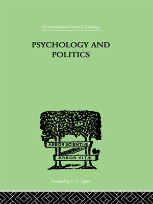cover image of Psychology and Politics